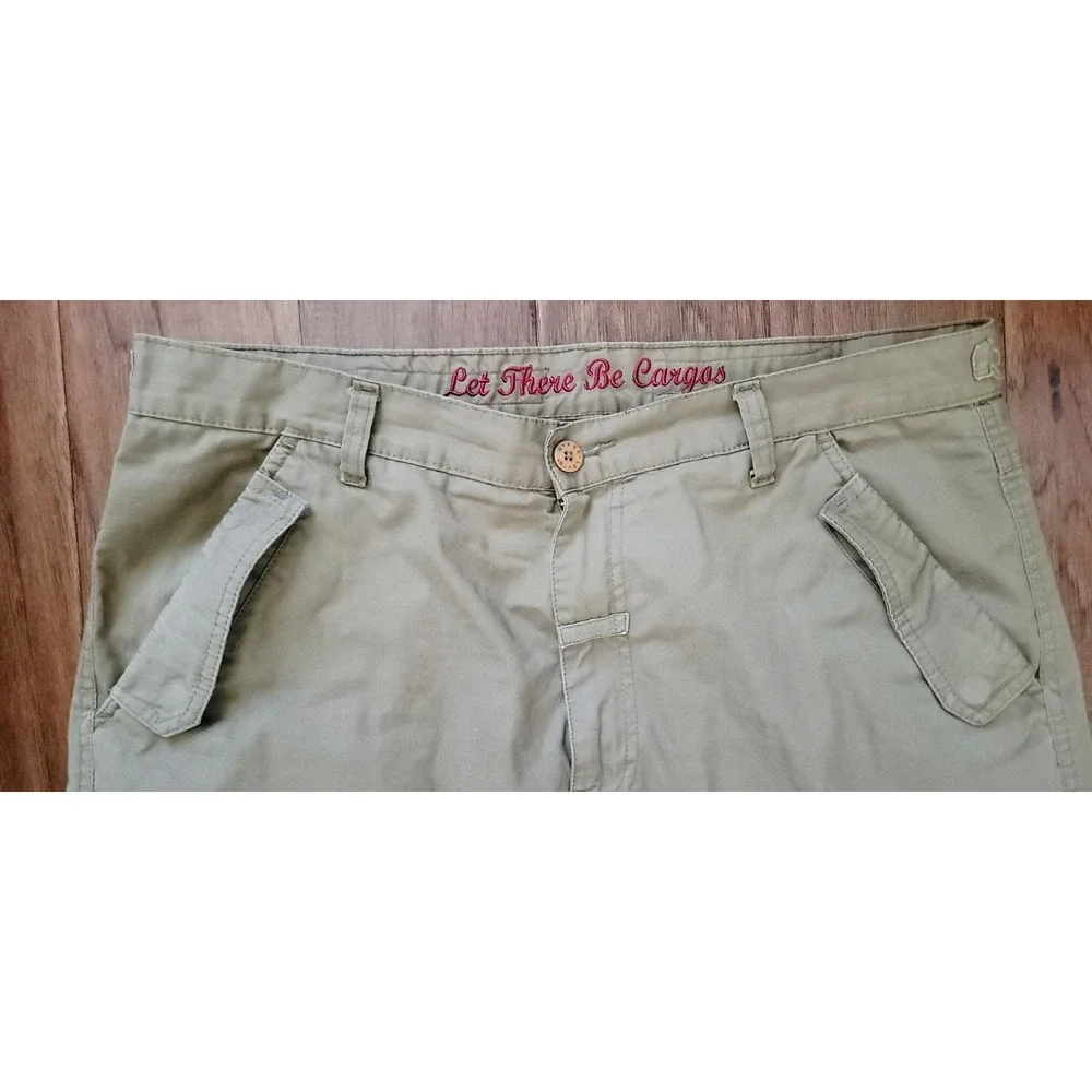 VTG Levi Sykes Men's Let There Be Cargos Pockets Chino Pants Sz 36x33 See Desc - Picture 3 of 10